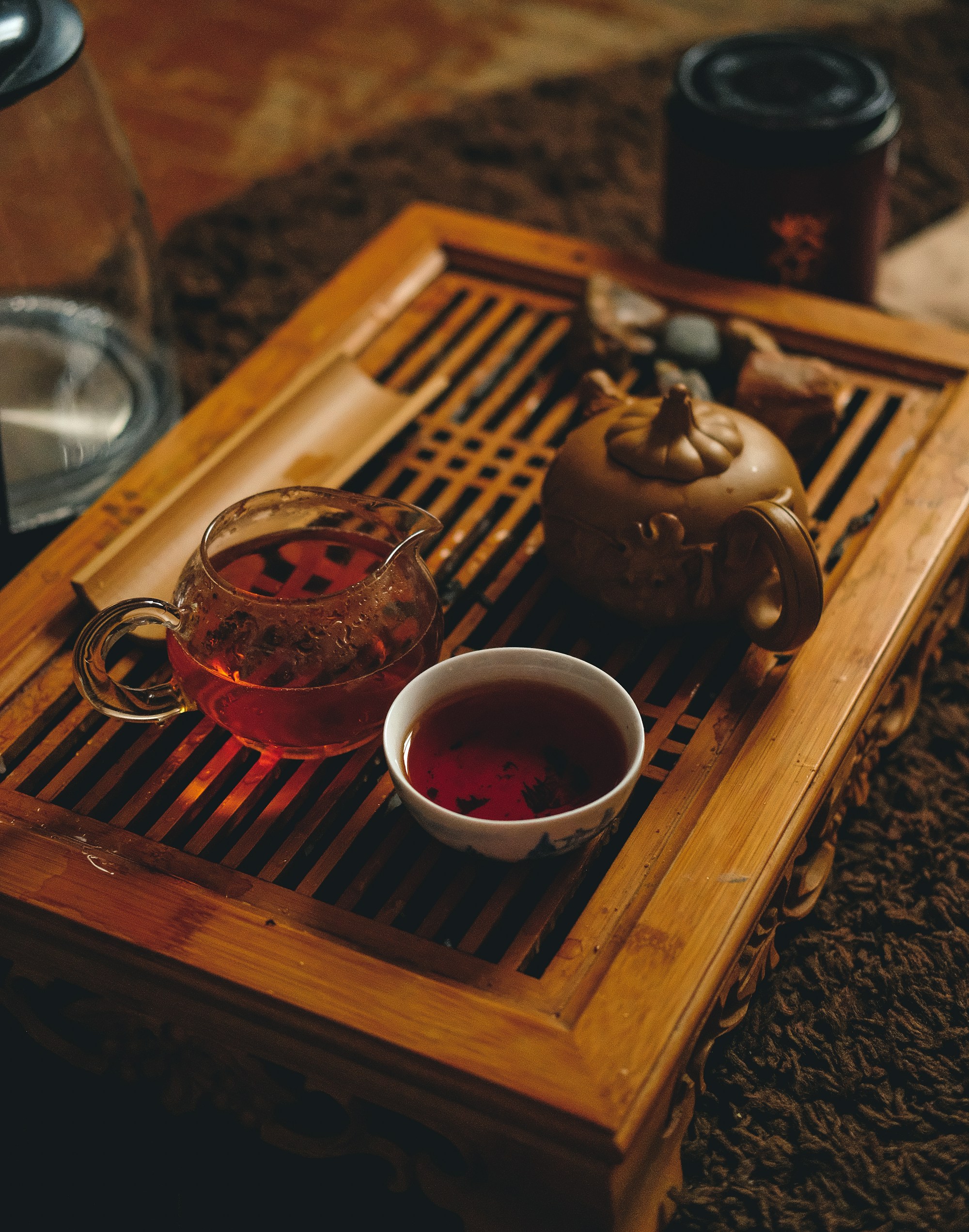 お茶碗とお茶